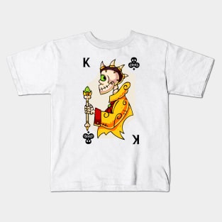 Easy Halloween Playing Card Costume: King of Clubs Kids T-Shirt